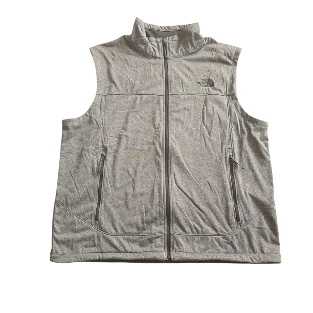 The North Face Mens Canyonwall Full Zip Gray  Vest Size XL Outdoors